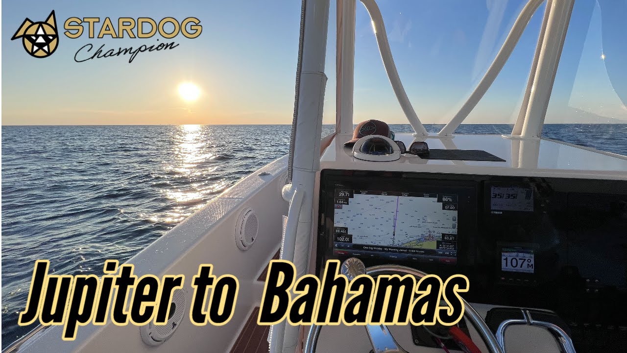 No trophies, but we went to work! Jupiter, Florida to West End, Bahamas.