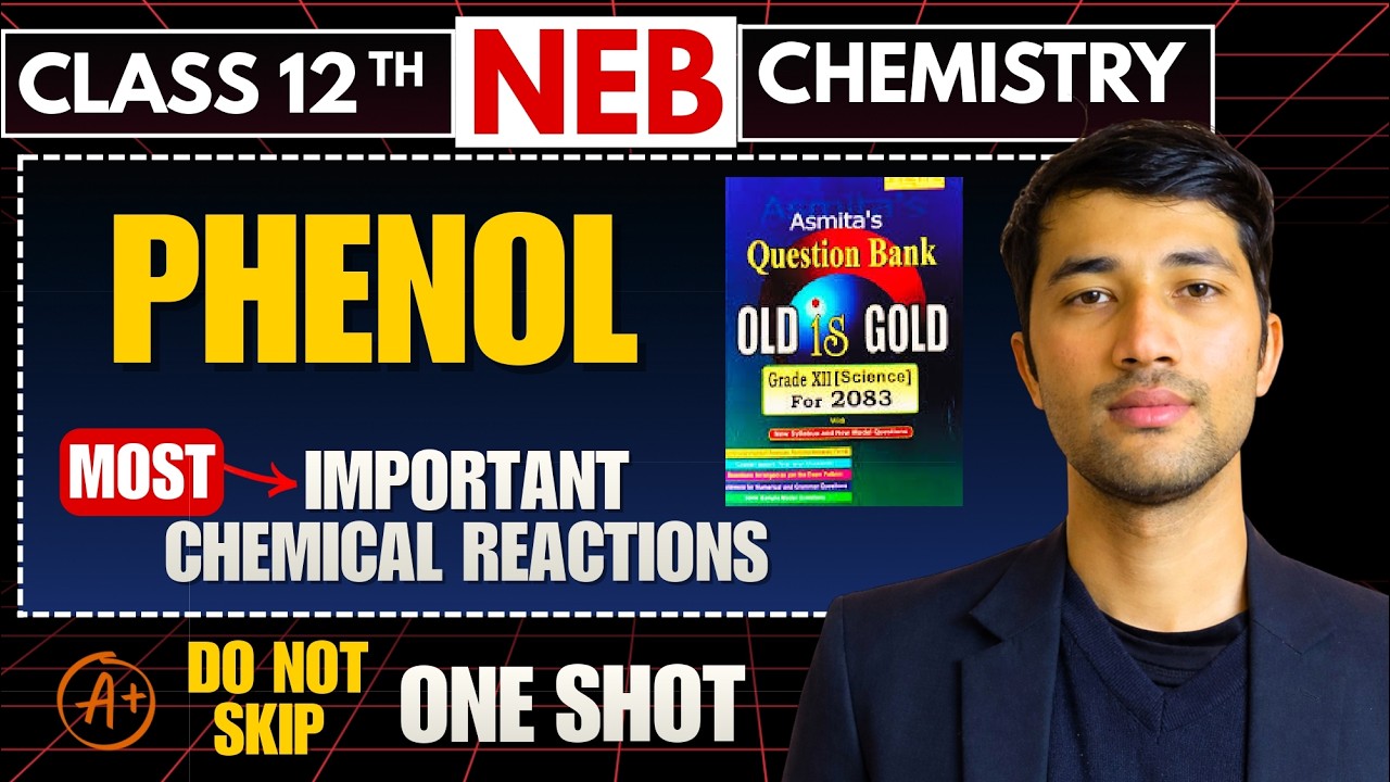 Phenol | Most Important Chemical Reactions | Neb Chemistry Class 12 | One Shot