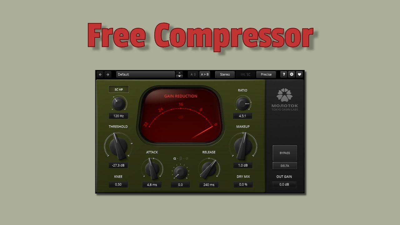 Molotok by Tokyo Dawn Records | Free Compressor Plugin