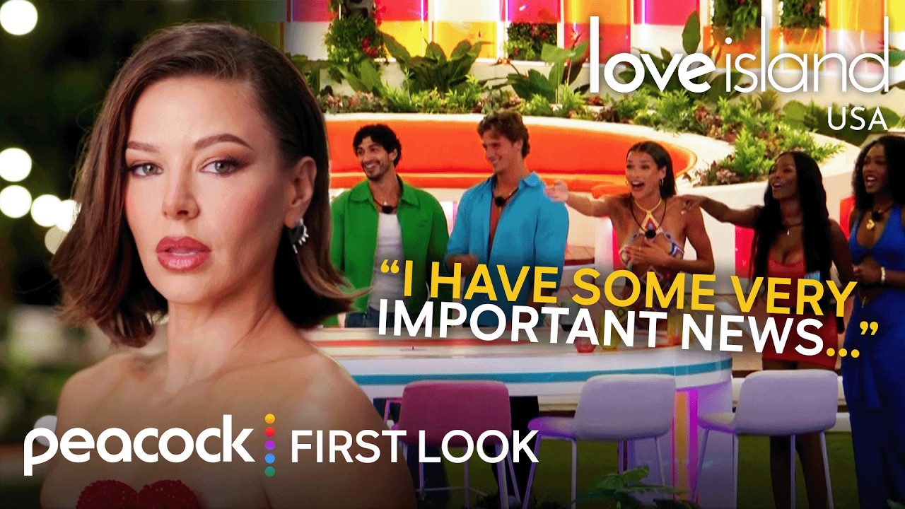 First Look: Ariana Has Big News (and It&rsquo;s Not Her New Haircut) | Love Island USA on Peacock