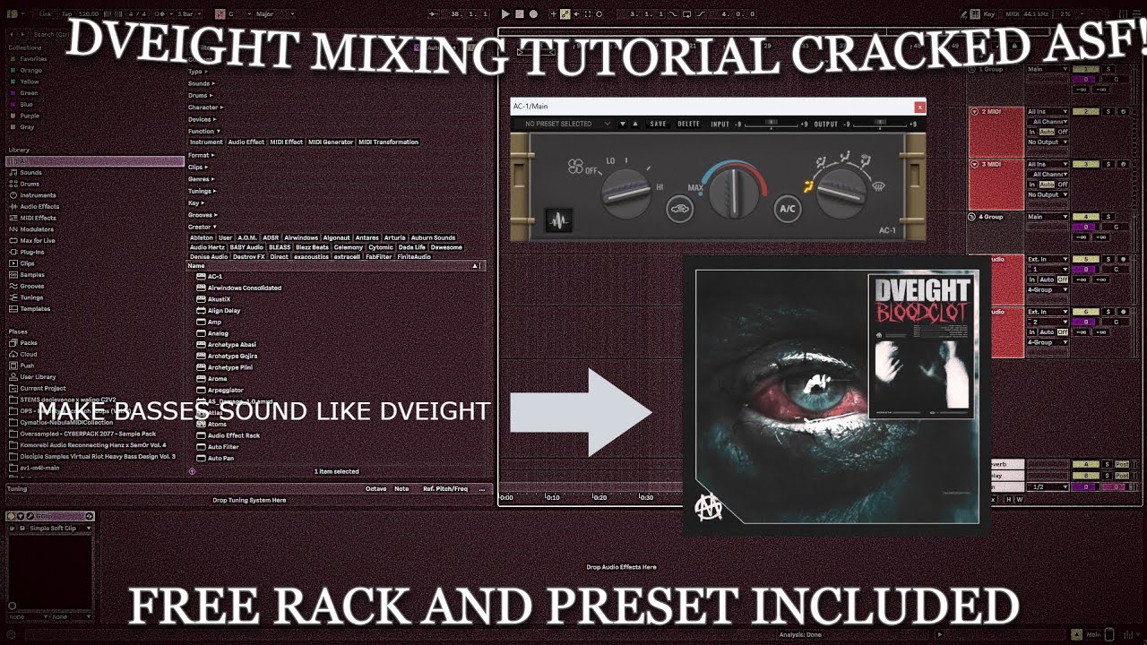 HOW TO MIX LIKE DVEIGHT IN ABLETON (FREE RACK AND PRESET)