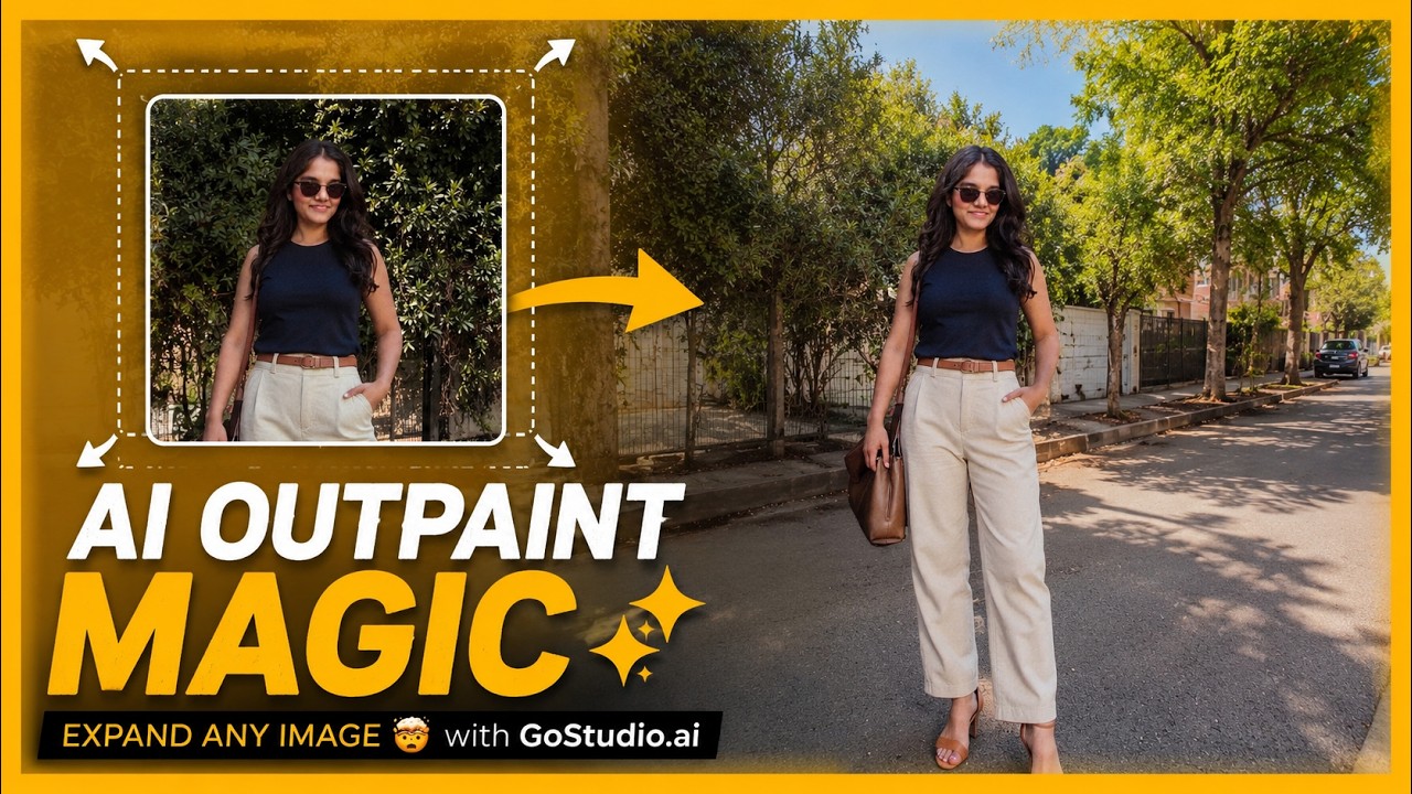 AI Outpaint Tutorial &mdash; Expand Any Image in Seconds 🤯