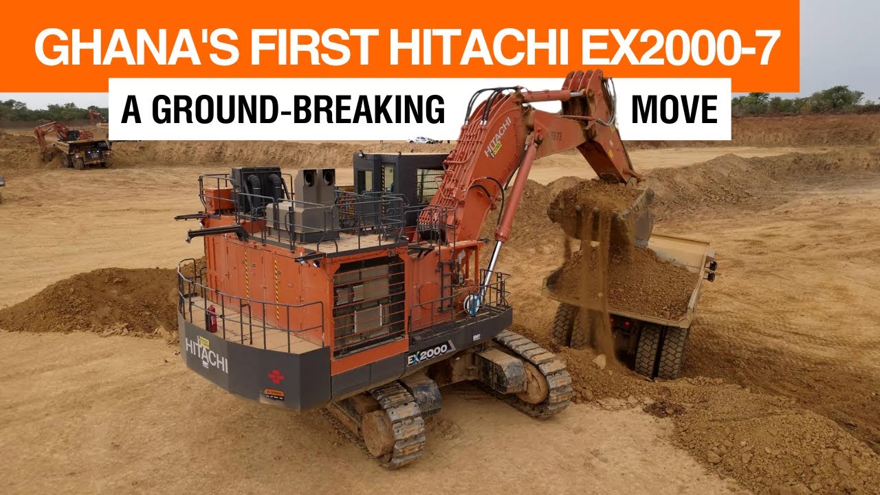 Ghana's first Hitachi EX2000-7 mining excavator sets the standard in mining