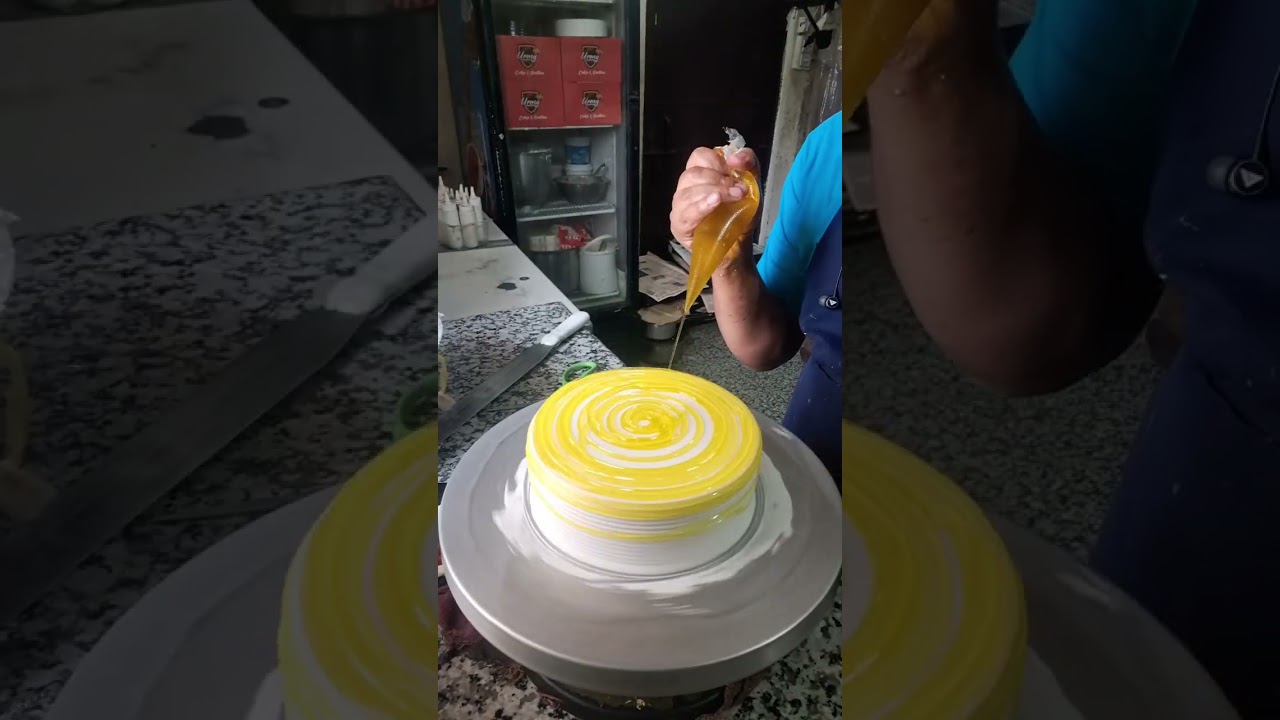 Pineapple Jelly 😋 Cake Eggless 