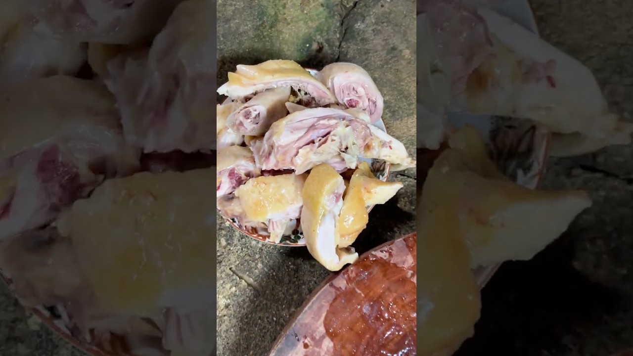 boiled chicken