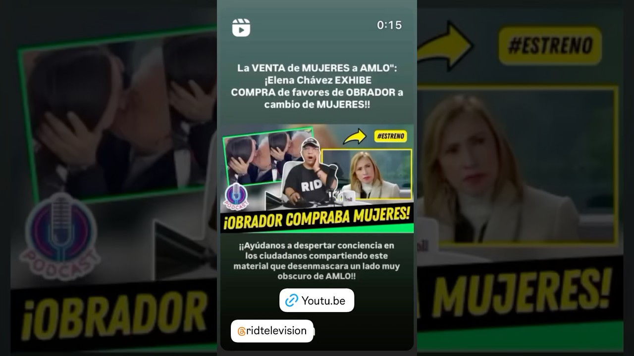 LA VENTA DE MUJERES A AMLO #shorts #eltroll #ridtv