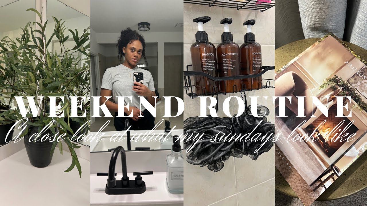 WEEKEND NIGHT ROUTINE: chill & productive night + healthy habits
