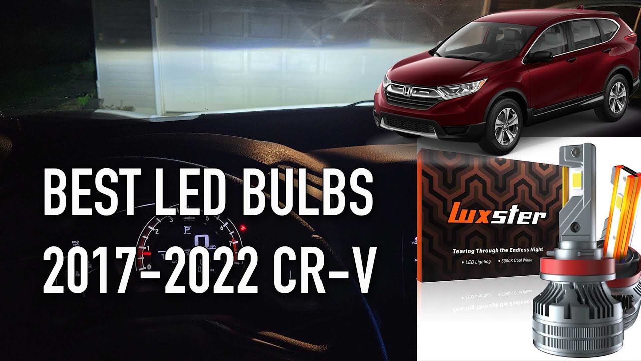 2017-2022 Honda CRV LED Headlight Upgrade - 2024 Luxster Punisher Bulbs CRAZY BRIGHT
