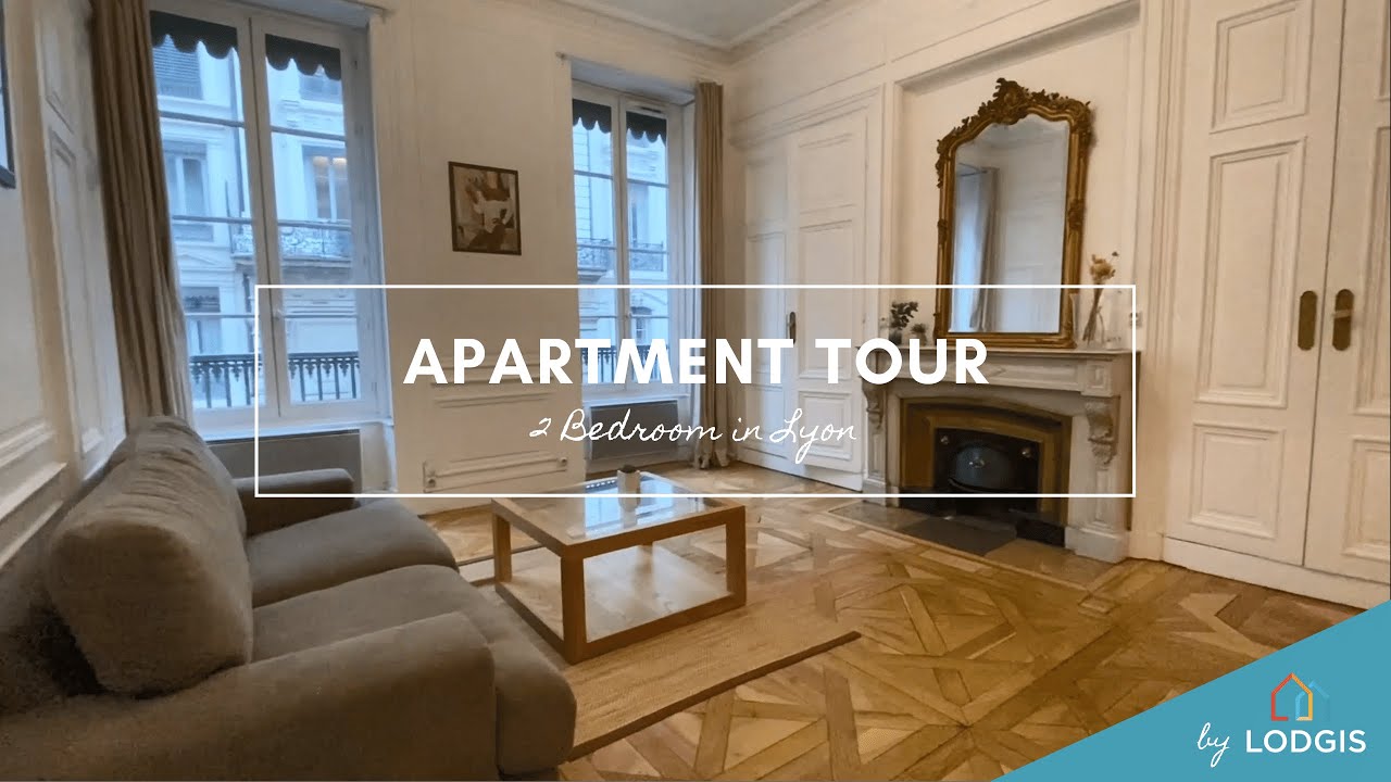 Apartment Tour // Furnished  90,2m2 in Lyon – Ref : 2L121382