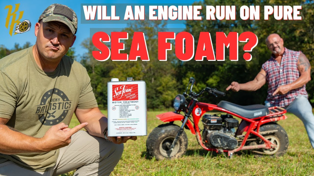 Will An Engine Run On Pure Sea Foam ?
