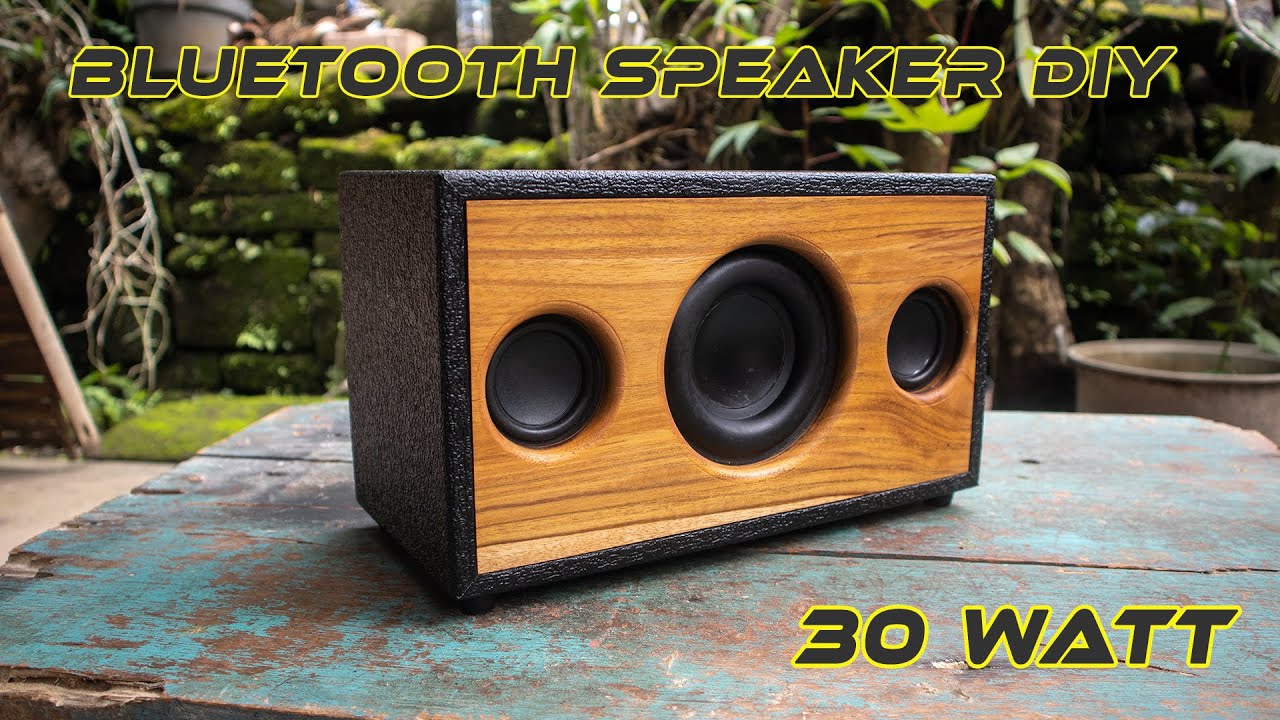 Bluetooth Speaker DIY 30 watt #diy #portablespeaker