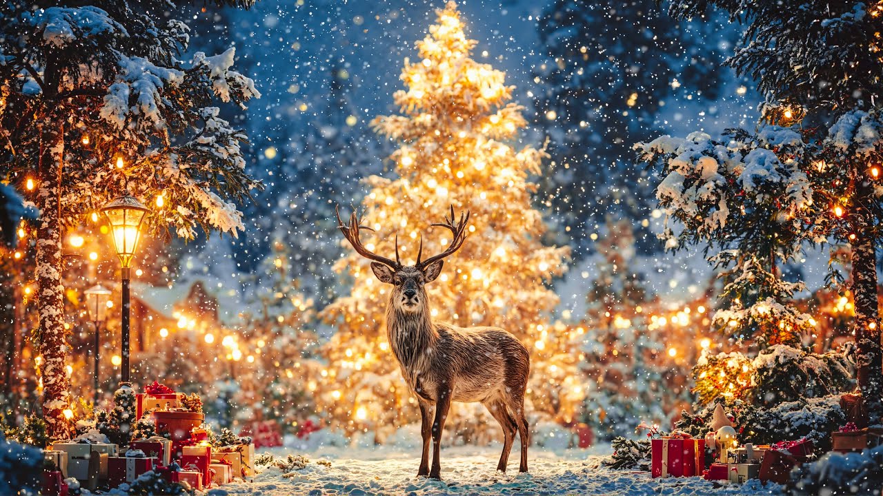 Расслабляющая рождественская музыка 🎁 Тихая и уютная инструментальная музыка, рождественская
