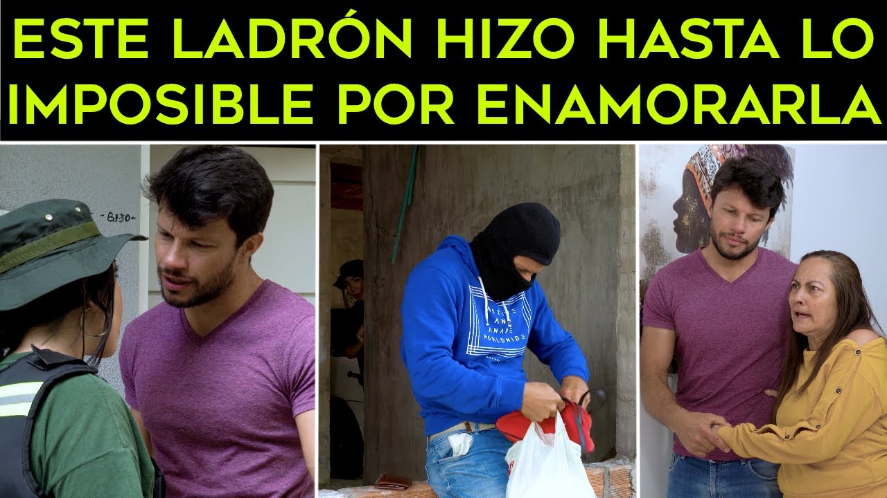 Este ladrón hizo hasta lo imposible por enamorar a esta policía