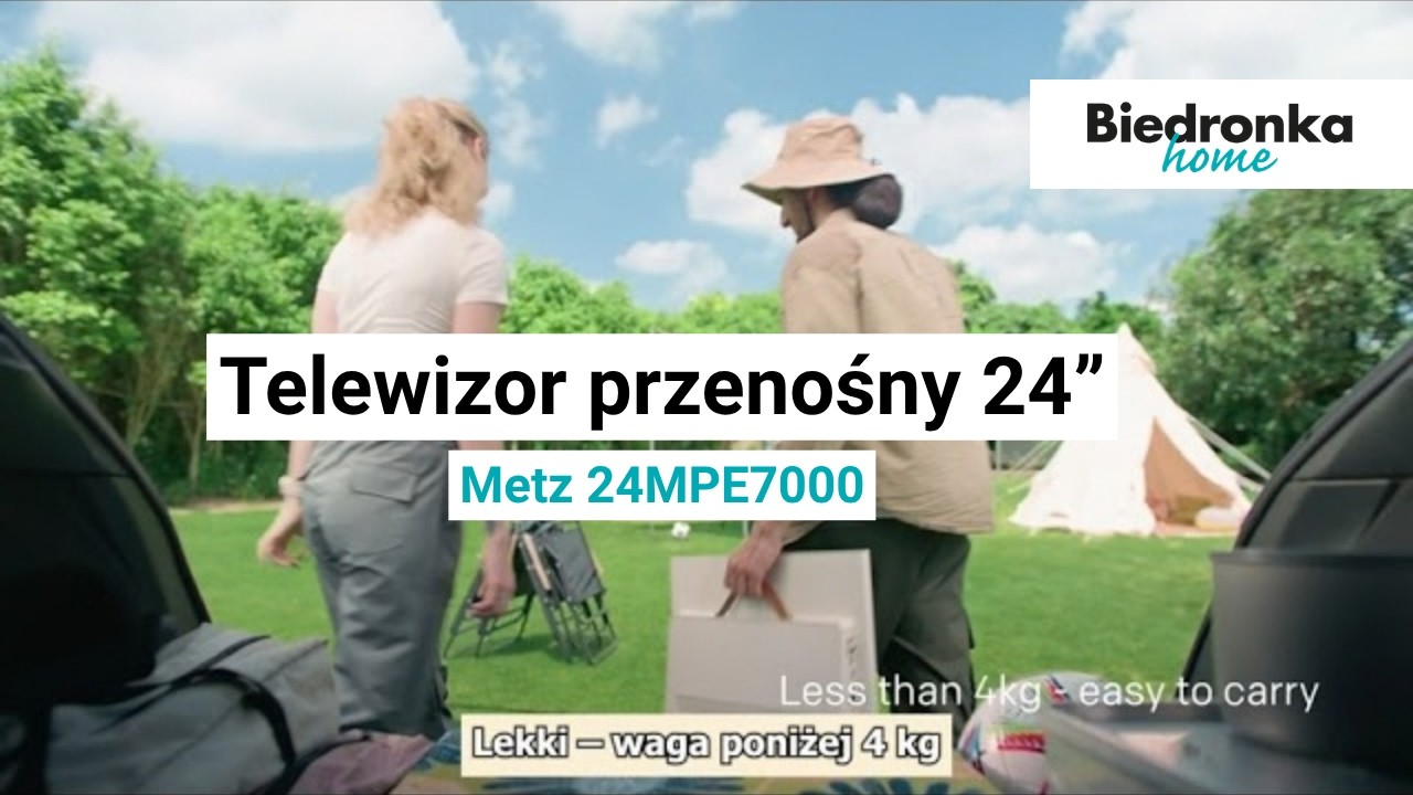 Telewizor przenośny 24” Metz 24MPE7000