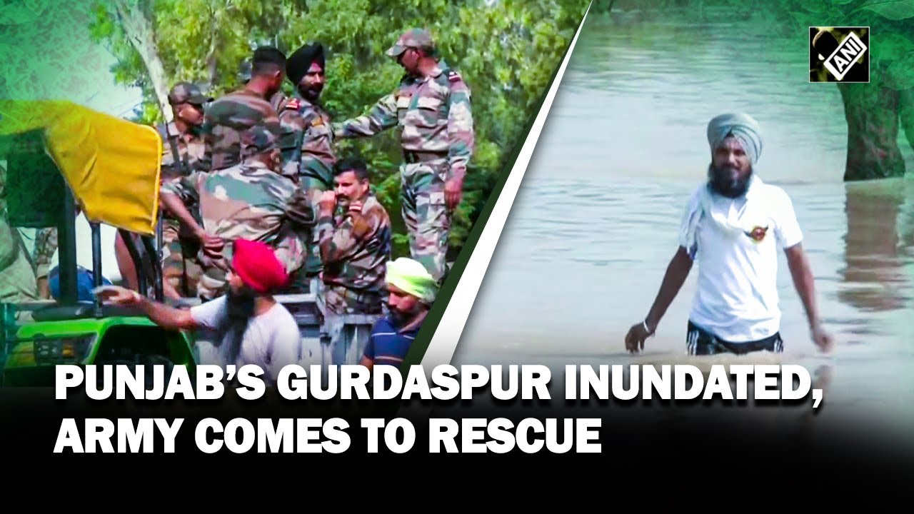 Flood in Punjab&rsquo;s Gurdaspur: Army, NDRF teams deployed for rescue operations