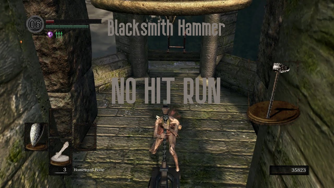 Dark Souls Remastered - Blacksmith Hammer Only - No Hit Run Any% - 1:41:44 By SUPERSKY
