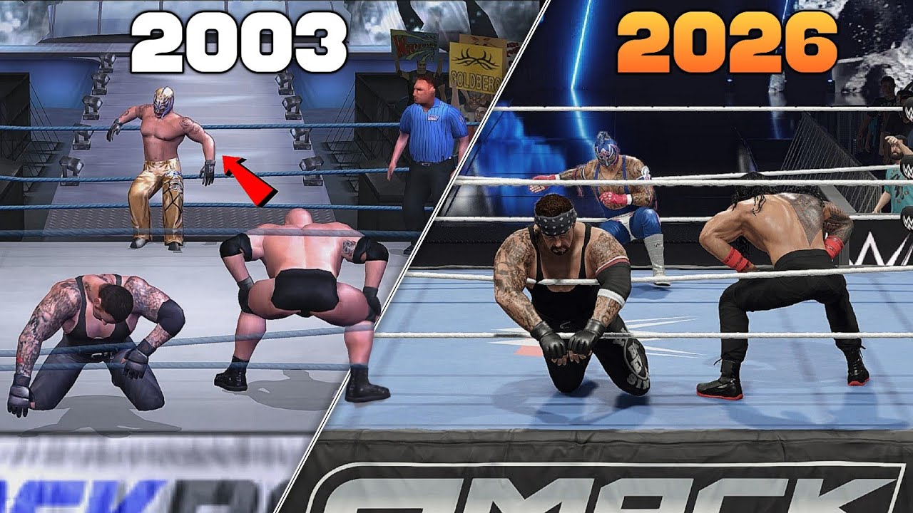 Disturbing Finishers – WWE Here Comes The Pain vs WWE 2K25 (OUTTA NOWHERE!)