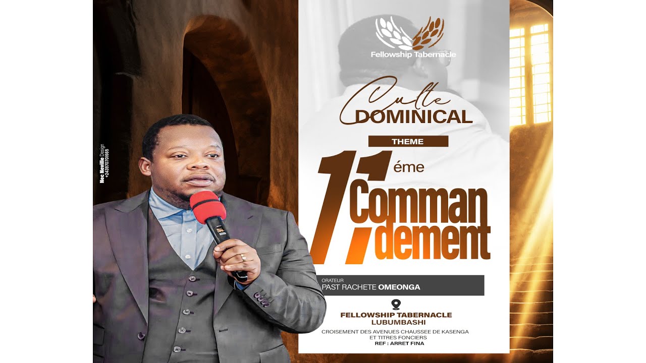 LE 11eme  COMMANDEMENT l PAST RACHETE OMEONGA  l   09.06.2024