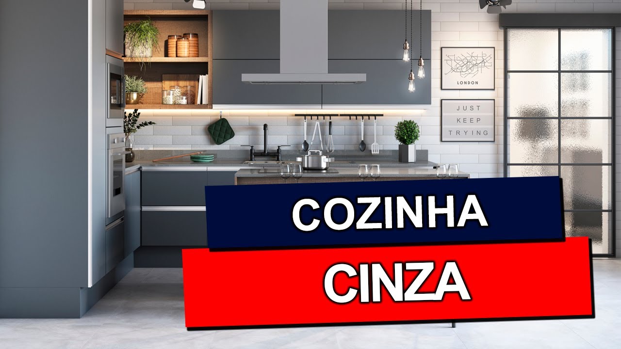 Cozinha Cinza - Cores e Ideias para Casar na Decoração