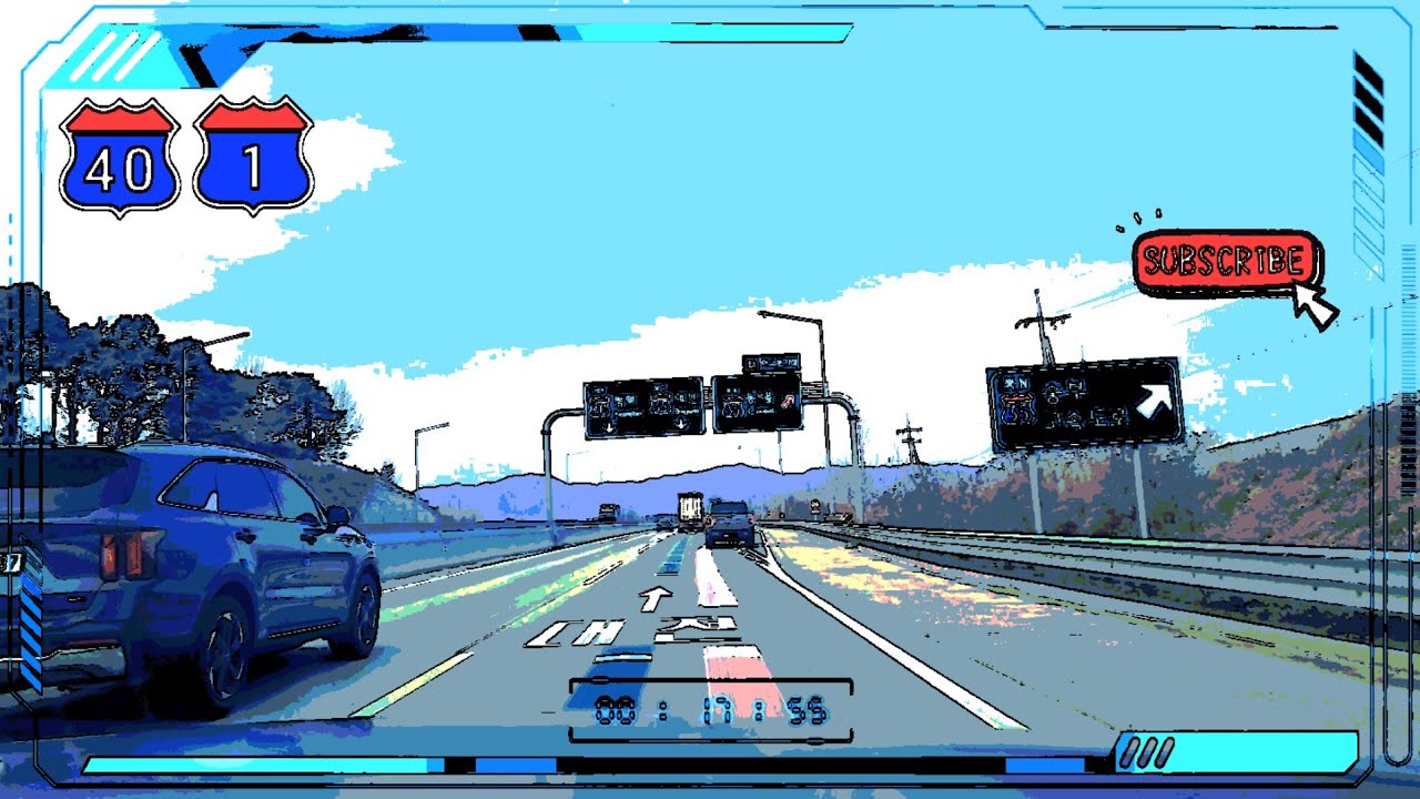 [40][1][Road Cam] 금왕꽃동네IC ~ 천안IC 주행(6배속)