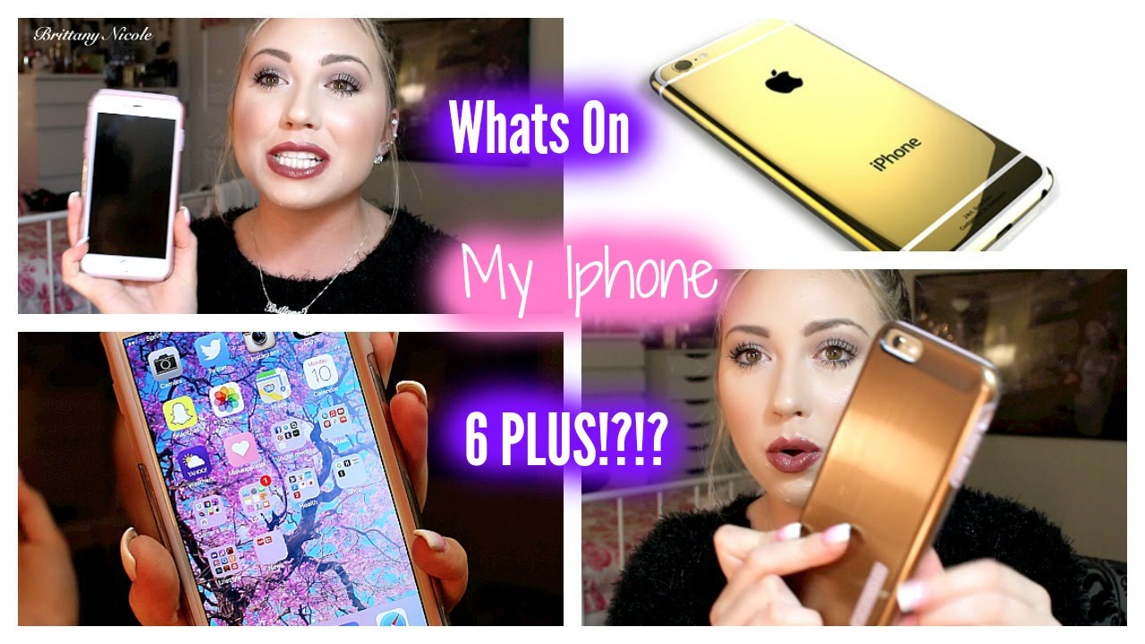 Whats On My iPhone?! 6 PLUS!!!