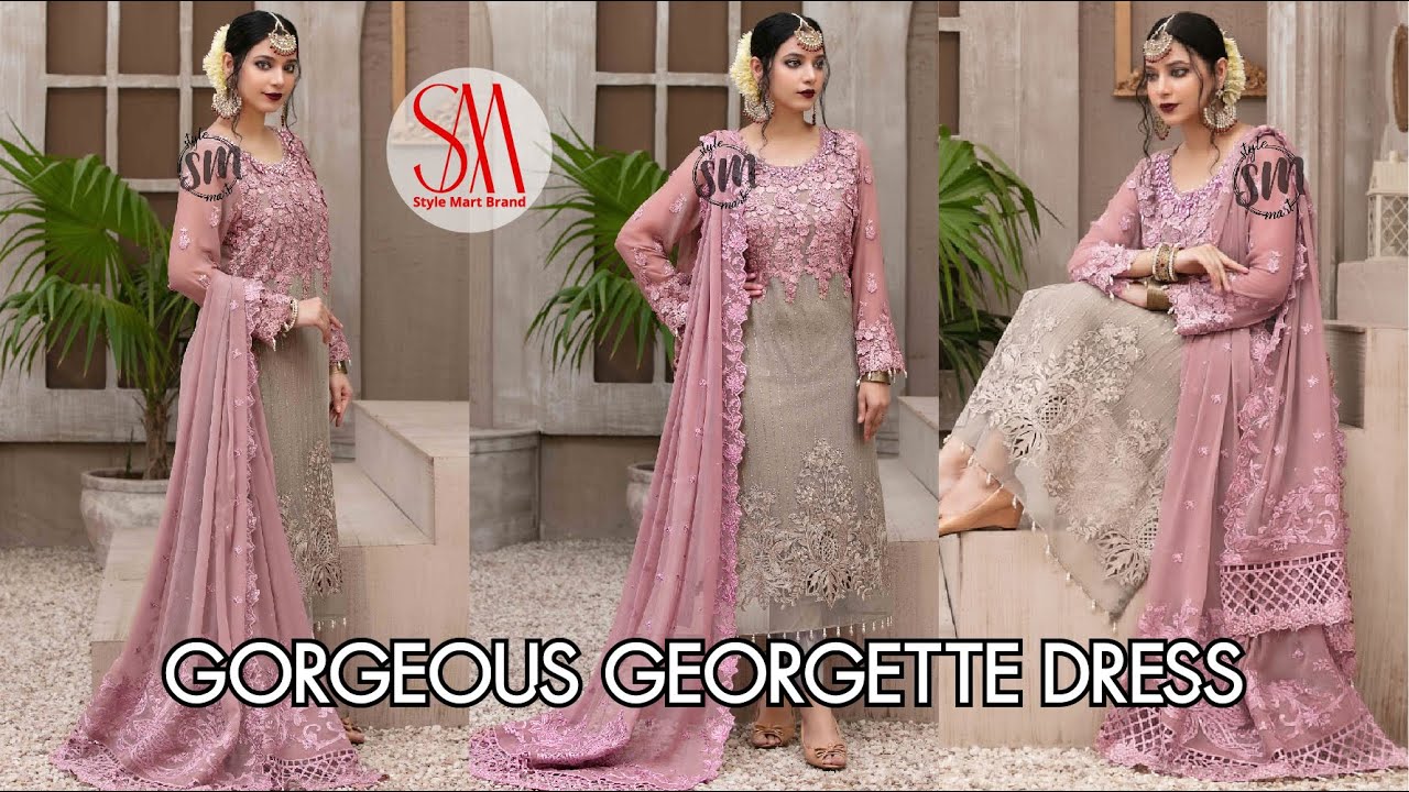 Most Demanding Gorgeous Georgette Dress