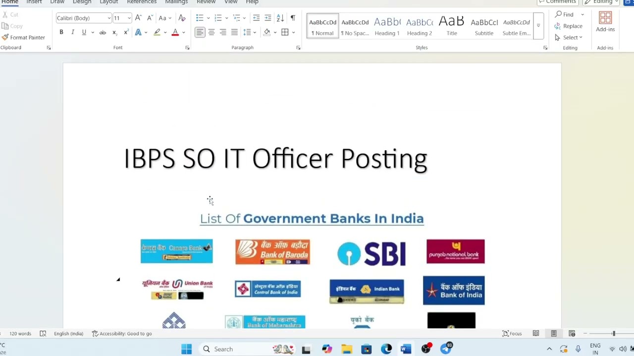 IBPS SO IT Officer Posting | Location | Transfer | PSB