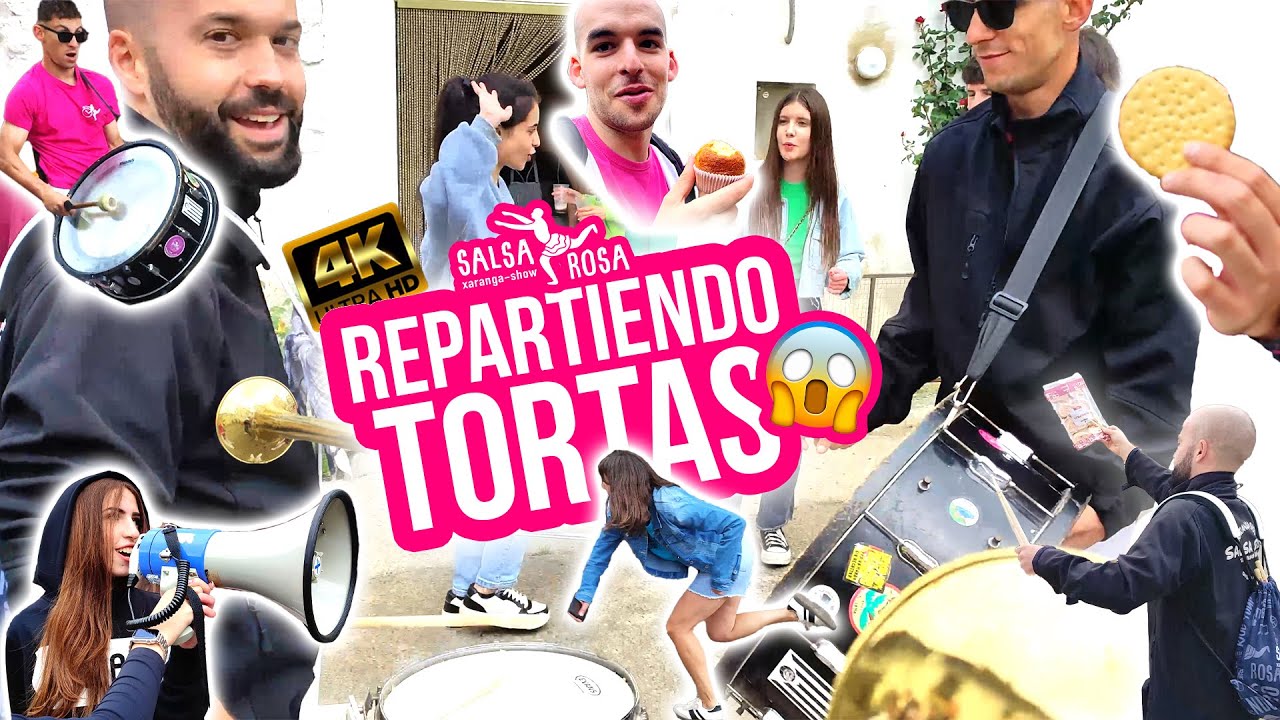 Pedimos 20 tortas🍩😱 en Villar del Cobo - Salsa Rosa Xaranga-Show 🎺🎷🥁