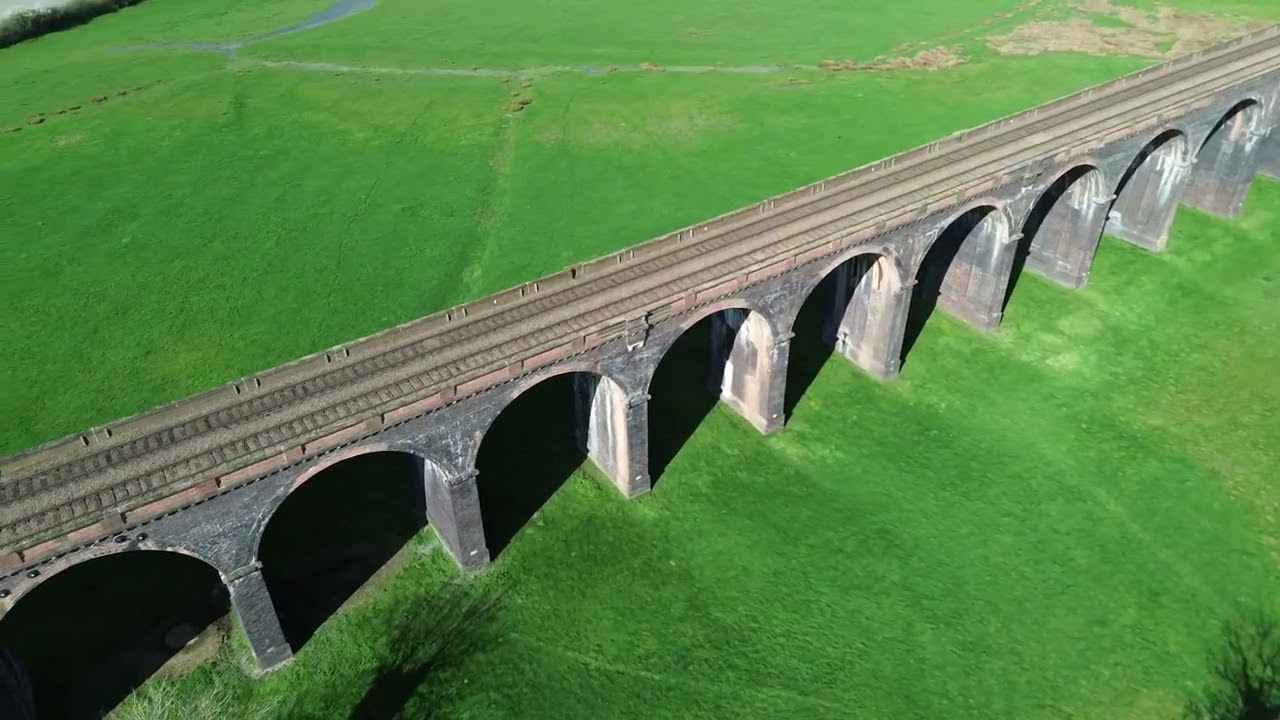 DJI 0466 Harringworth 82 arch Viaduct the longest railway Viaduct in Britain 14/3/26