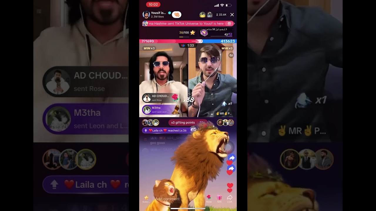 TikTok live match yousif vs Mr pattlo #viral #duet #dubai #freefire #funny #new #song #rap