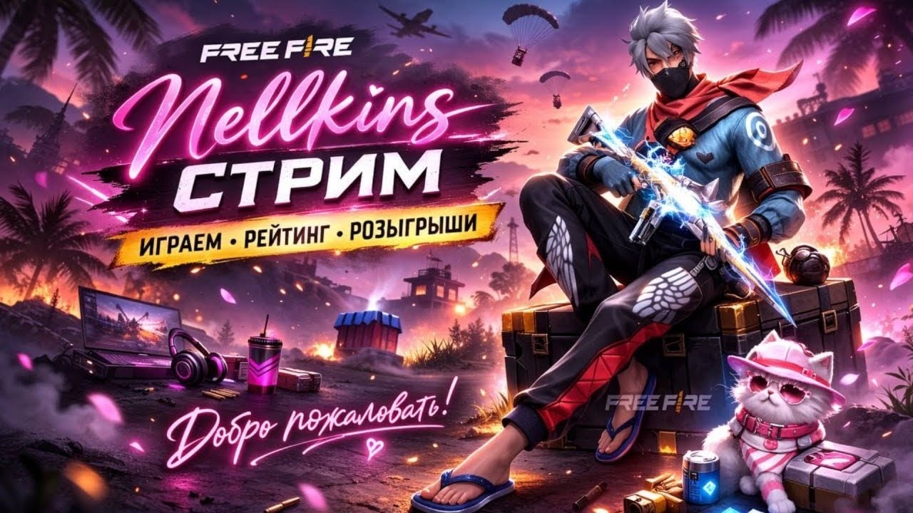 ДЕВУШКА СТРИМИТ ФРИ ФАЕР