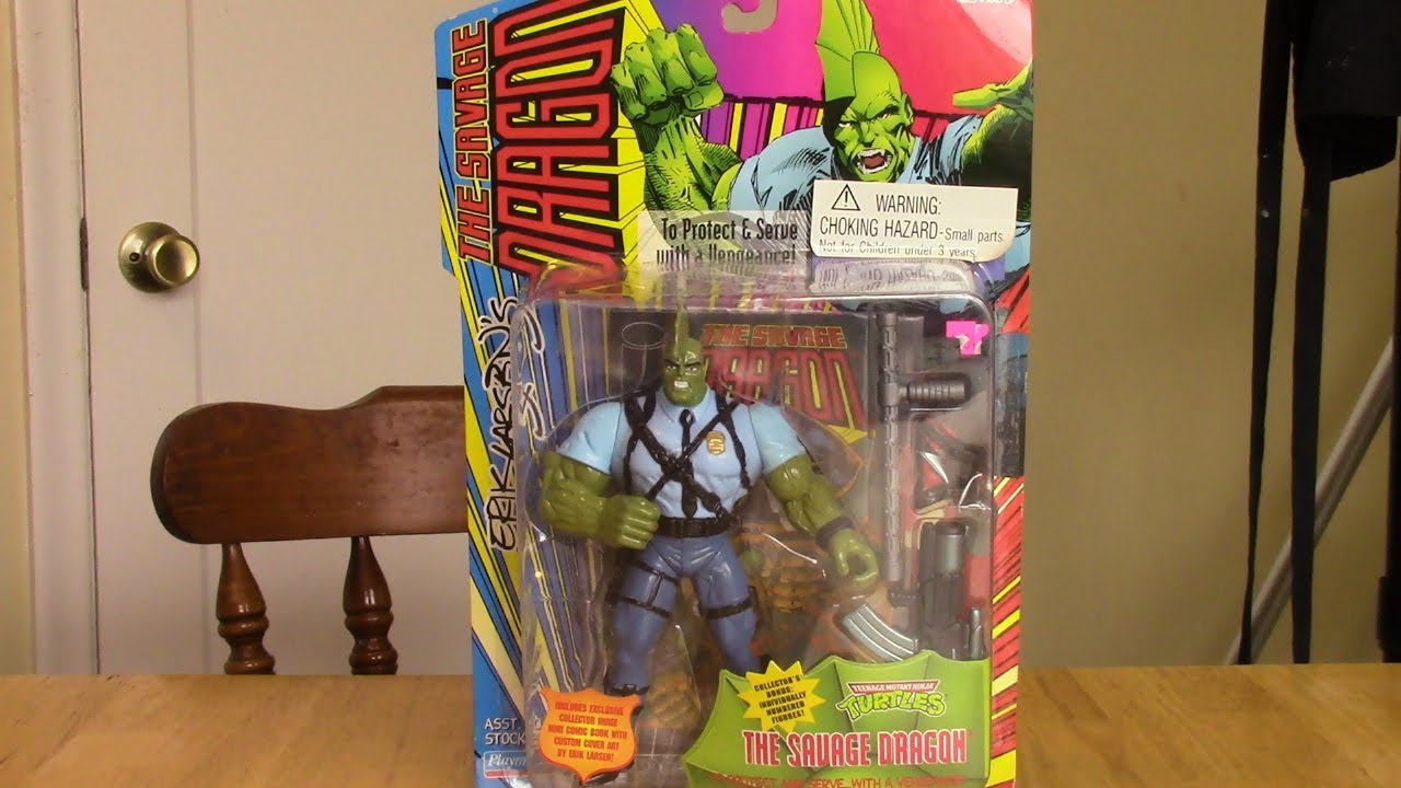 The Savage Dragon Playmates Action Figure Unboxing & Review