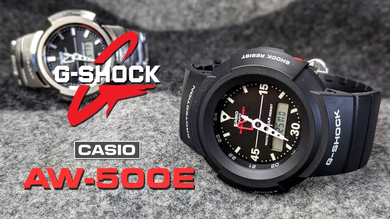 Casio G-Shock AW-500E — возрождение первых аналого-цифровых часов G-Shock!