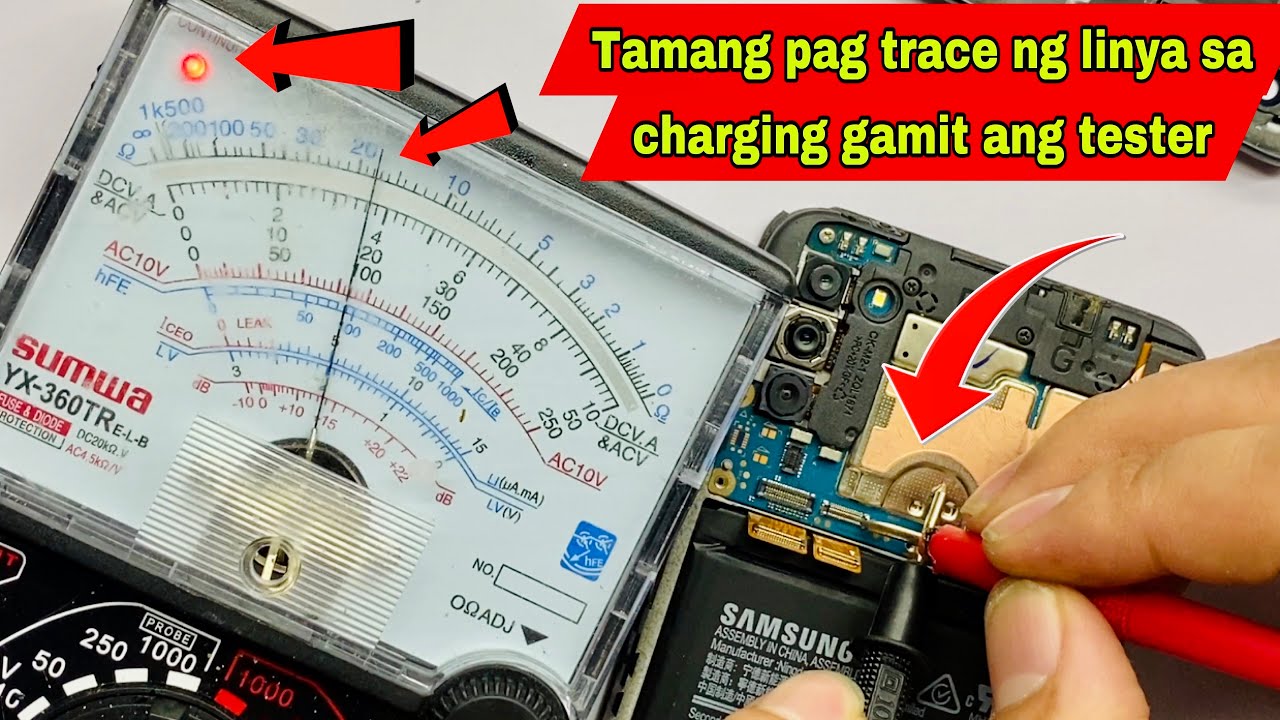 Paano mag tester ng linya ng charging gamit analog tester best for begginers tamang pag guide!