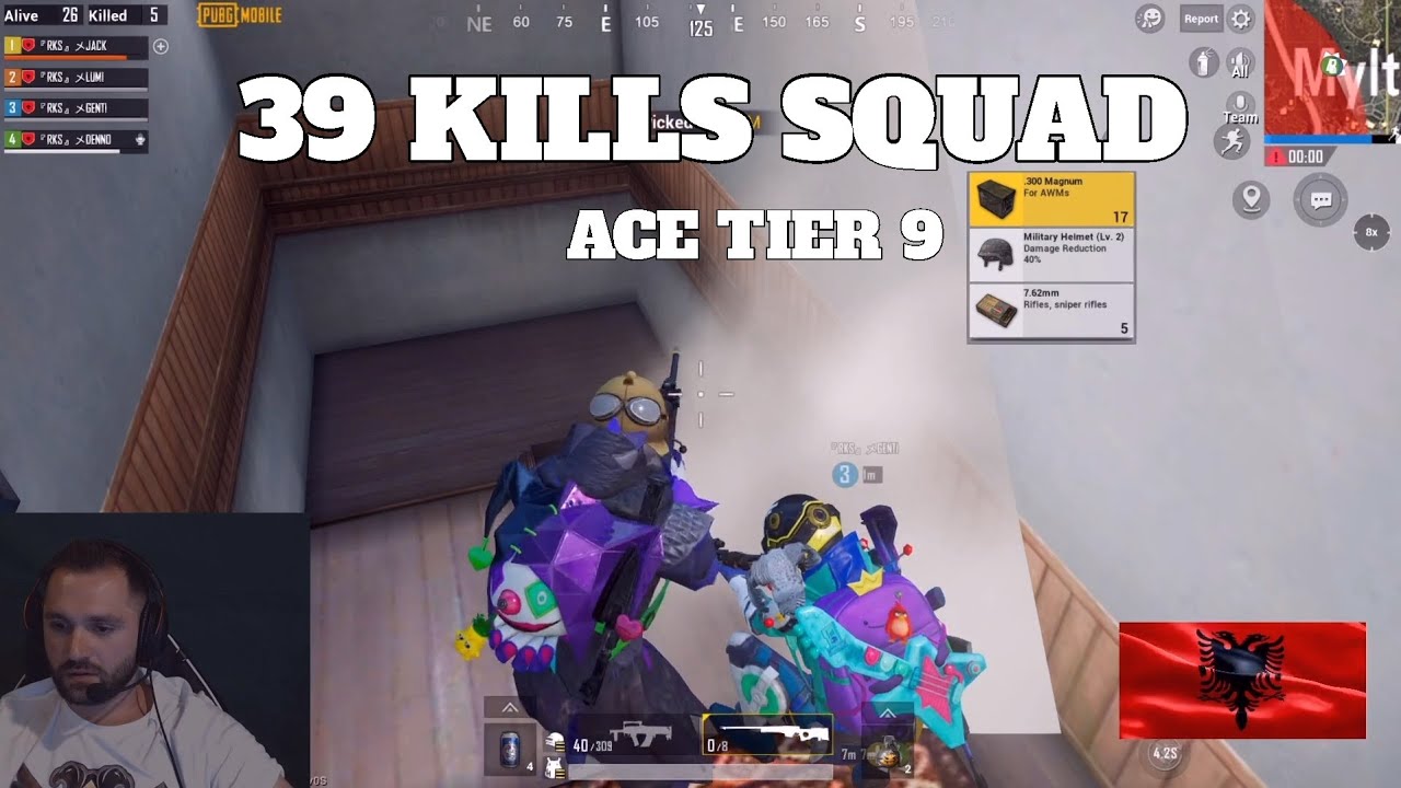 RKS CLAN - 39 KILLS SQUAD WIN