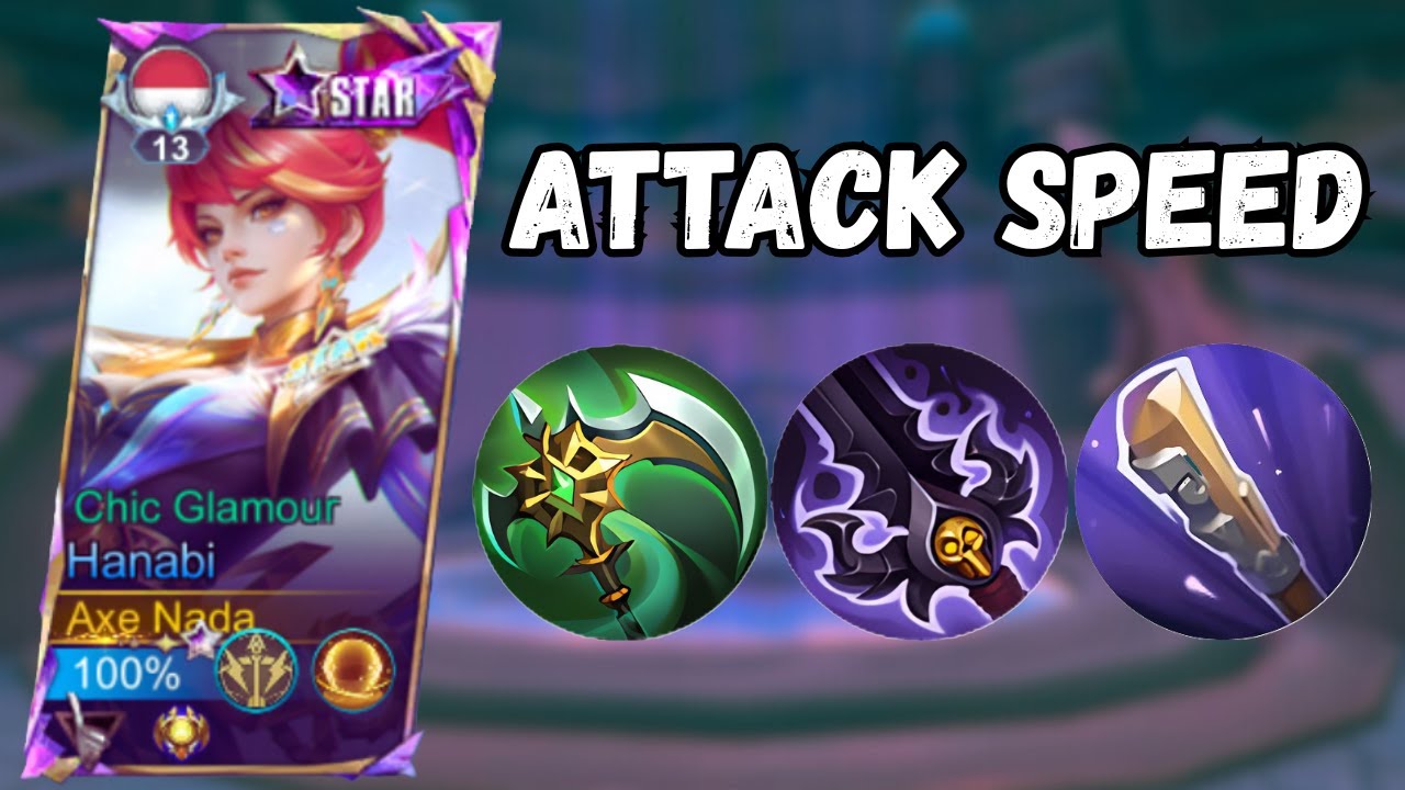 HANABI INSANE ATTACK SPEED BUILD‼️MUSUH NGGAK BERDAYA EARLY SAMPAI LATE GAME‼️– MOBILE LEGEND