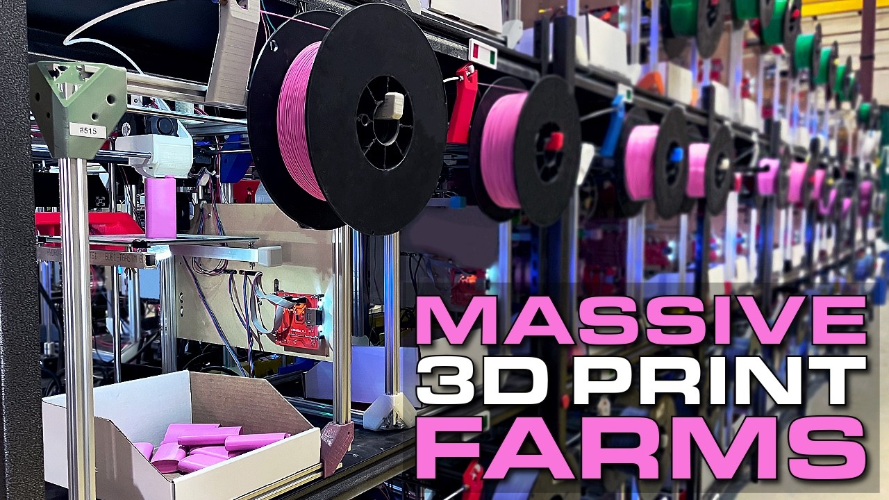 The Biggest 3D Print Farms in 2025