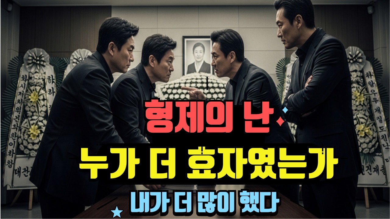 누가 더 효자였는가 – 나는 더 했다 – 그 한마디가 남긴 상처