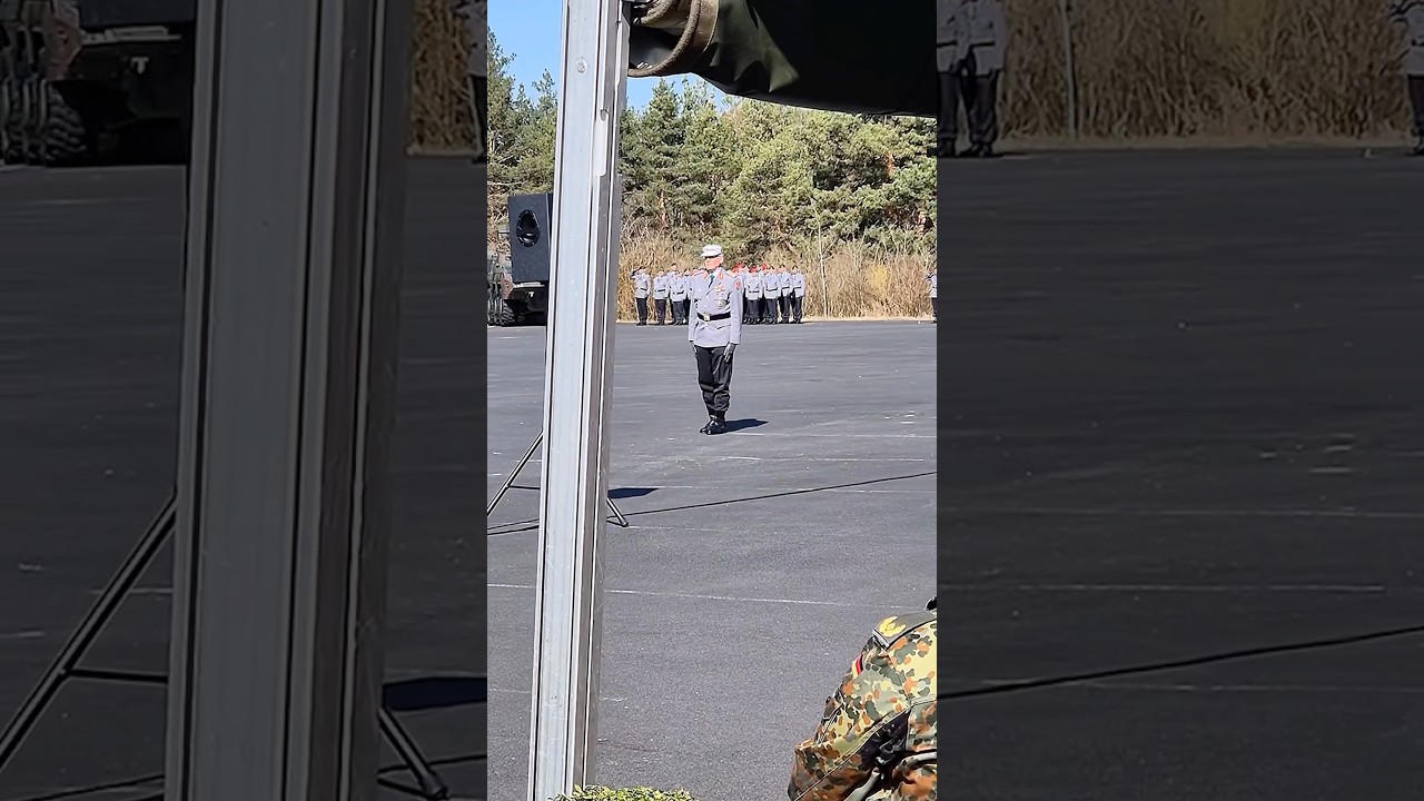 Meldung General der Infanterie Matz bei Kommando&uuml;bergabe🇩🇪🦅🫡#bundeswehr #milit&auml;r #soldaten #army
