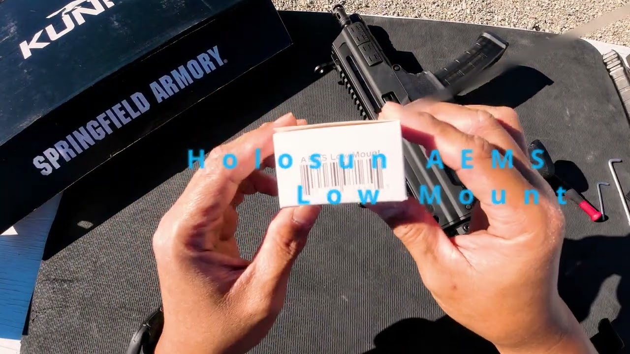 Holosun AEMS on Springfield Kuna Co-Witness Low Mount