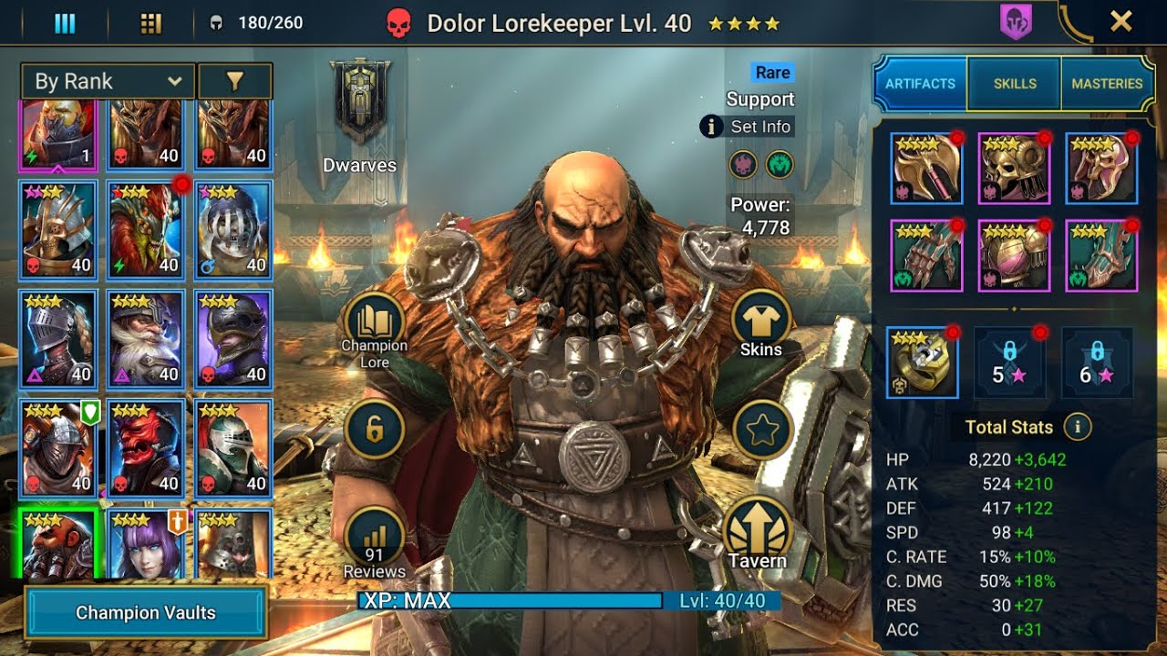 Let's Play RAID: SHADOW LEGENDS DAY 173 DOLOR LOREKEEPER (Android Gameplay)