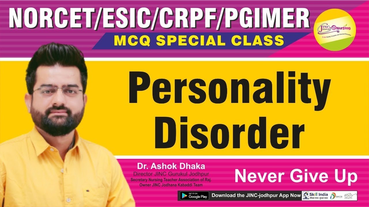 Personality disorder MCQ solution Part-1