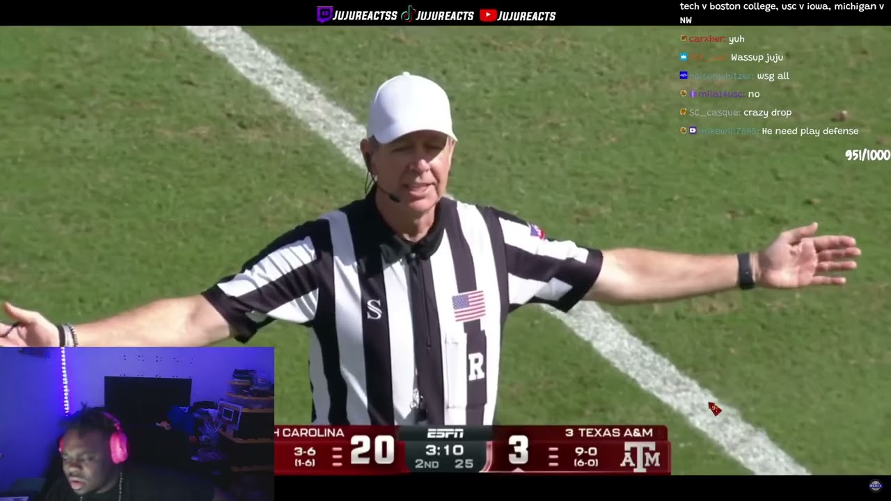 JuJuReacts: Южная Каролина против Техаса A&M №3 | CFB 2025: обзор всех игр | Неделя 12