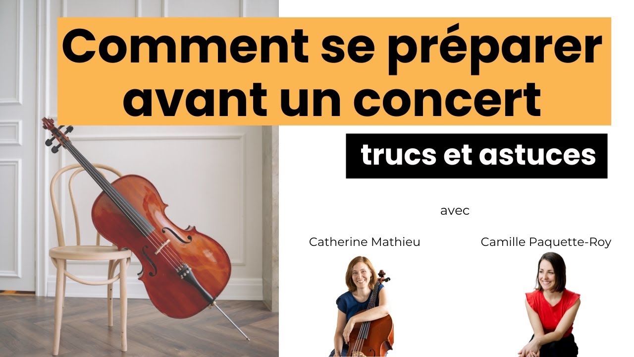 Comment se préparer avant un concert : trucs et astuces