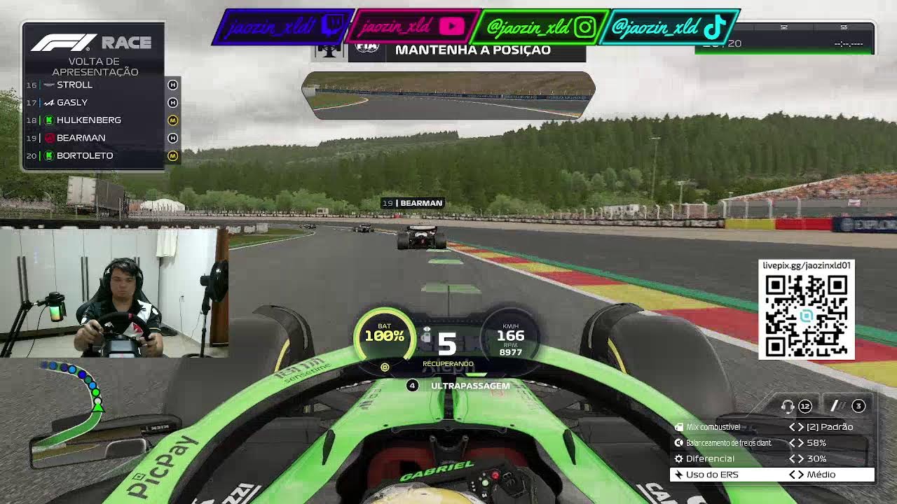 F1 25 Grande Premio da Belgica corrida 100%
