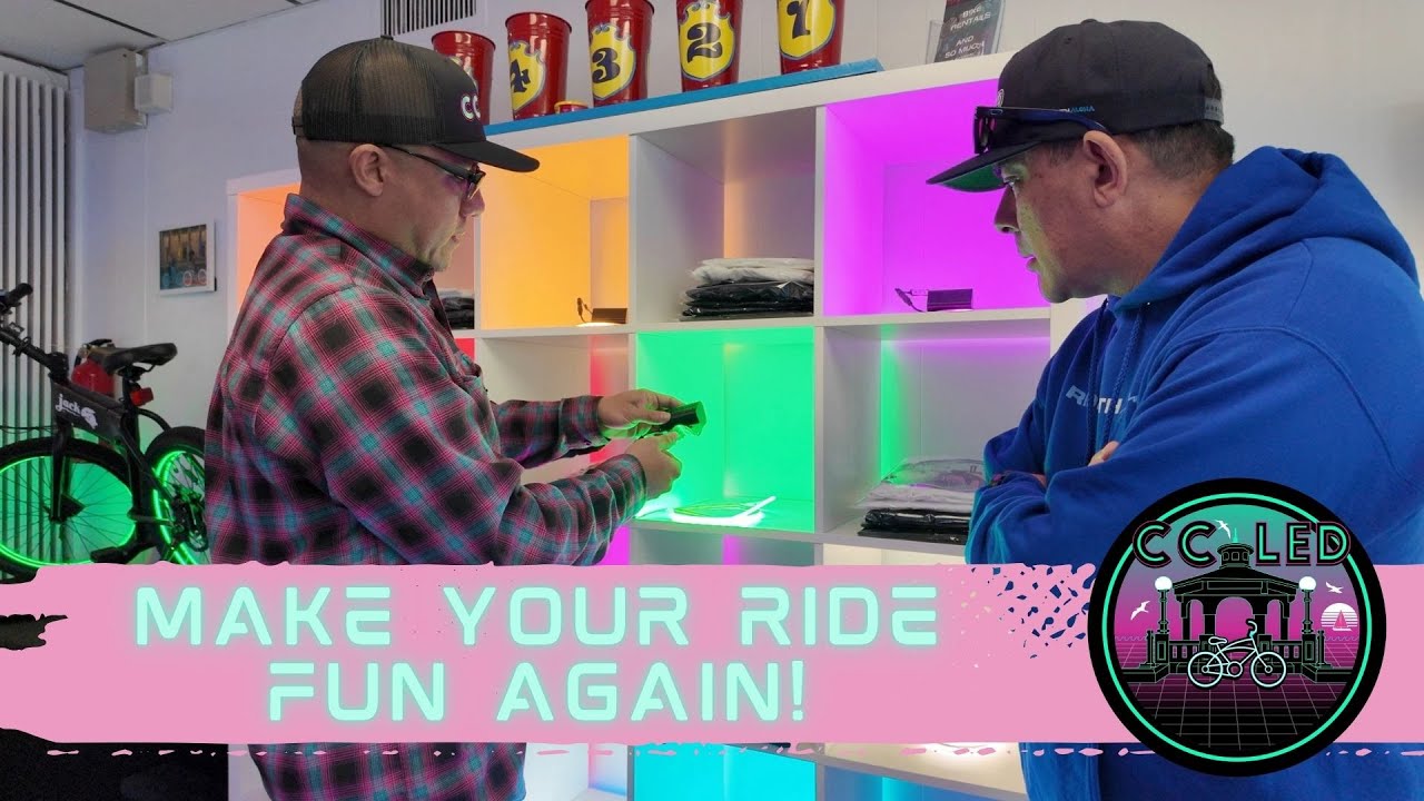 Make Your Next Bike Ride Fun Again! - #CCLED #neonlights