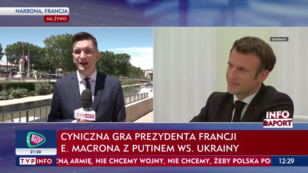 Wyciekły szczegóły rozmowy Emmanuela Macrona z Władimirem Putinem. Relacja red. Lucjana Olszówki