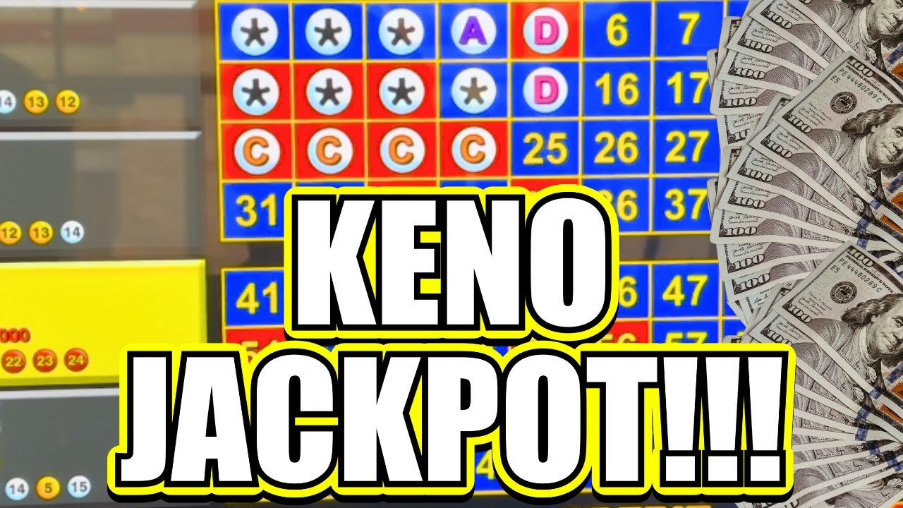 ДЖЕКПОТ КЕНО!! 7 из 7 в 4-карточном кено!!