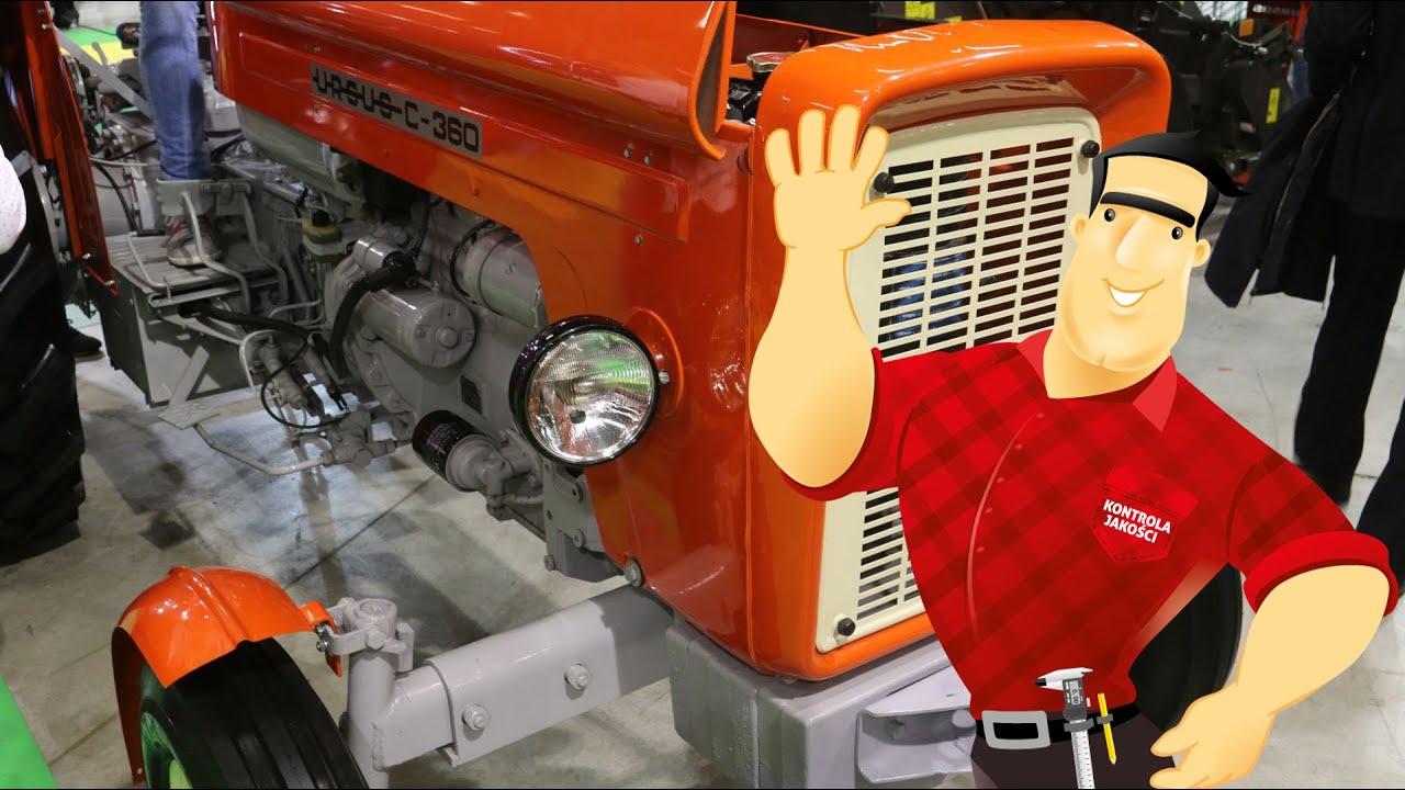 Traktor Ursus C-360 - milionowy egzemplarz (targi Agrotech 2016 Kielce ciągnik tractor)