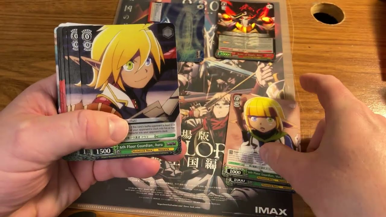 Колода Overlord Nazarick Tomb of the Undead Trial от Weiss Schwarz (распаковка)